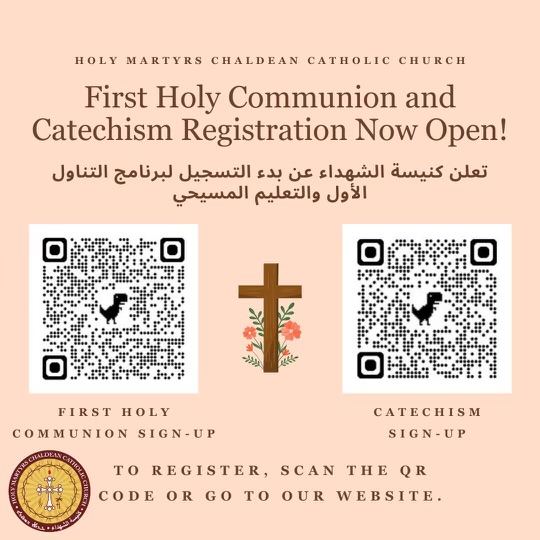First Holy Communion & Catechism Registration